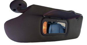 2011-2020 Dodge Grand Caravan Black Sun Visor with Garage Door Opener and Illuminated Vanity Mirror - Left (Driver) (Used OEM)