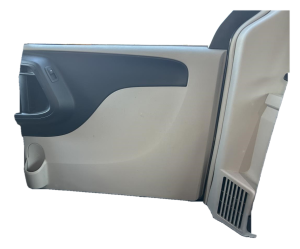 2011-2020 Dodge Grand Caravan Black Door Interior Trim Panel - Rear, Right (Passenger) (Used OEM)