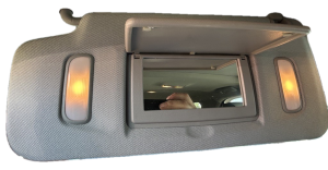 2010-2017 GMC Terrain Beige Sun Visor - Left (Driver) (Used OEM)