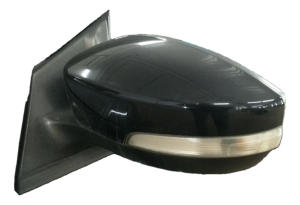 2015-2018 Ford Focus Black Power Door/Side View Mirror - Left (Driver) (Used OEM)