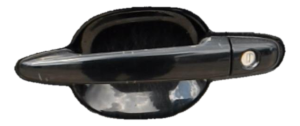 2007-2011 Toyota Camry Black Exterior Door Handle - Front, Left (Driver) (Used OEM)