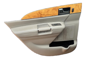 2011-2015 Lincoln MKX Tan Door Interior Trim Panel - Rear, Left (Driver) (Used OEM)