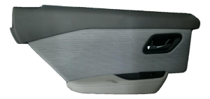 2021-2025 Nissan Rogue Black Door Interior Trim Panel - Rear, Left (Driver) (Used OEM)