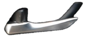 2020-2025 Nissan Sentra Black Interior Door Handle - Front, Left (Driver) (Used OEM)