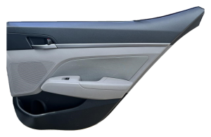 2017-2020 Hyundai Elantra Gray Door Interior Trim Panel - Rear, Right (Passenger) (Used OEM)