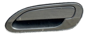 1998-2002 Honda Accord Black Rear Exterior Door Handle - Left (Driver) (Used OEM)