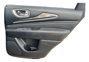 2014-2020 INFINITI QX60 Black Door Interior Trim Panel - Rear, Right (Passenger) (Used OEM)