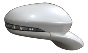 2013-2014 Ford Fusion White Power Door/Side View Mirror - Right (Passenger) (Used OEM)