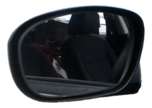 2006-2010 Dodge Charger Gray Power Door/Side View Mirror - Left (Driver) (Used OEM)