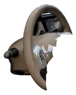 2015-2016 Nissan Rogue Tan Tilt and Telescopic Steering Column (Used OEM)
