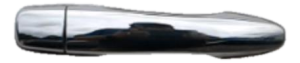 2015 Nissan Rogue White Chrome Exterior Door Handle - Rear, Right (Passenger) (Used OEM)