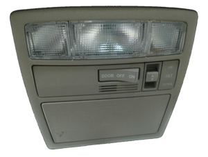 2007-2011 Toyota Camry Tan Overhead Console Panel with Sunroof Switch (Used OEM)