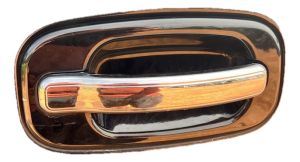 2006-2007 GMC Sierra Black Chrome Exterior Door Handle - Rear, Right (Passenger) (Used OEM)