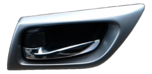 2014-2020 INFINITI QX60 Tan Chrome Interior Door Handle - Front, Left (Driver) (Used OEM)