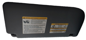 2021-2025 Ford F-150 Gray Sun Visor - Left (Driver) (Used OEM)