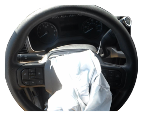 2021-2025 Ford F-150 Black Tilt and Telescoping Steering Column with Cruise and Radio Controls (Used OEM)