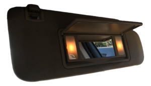 2012-2017 Buick Verano Black Illuminated Sun Visor - Right (Passenger) (Used OEM)
