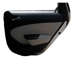2012-2017 Buick Verano Tan Door Interior Trim Panel - Rear, Right (Passenger) (Used OEM)