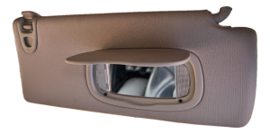 2014-2018 Jeep Cherokee Black Sun Visor with Illuminated Vanity Mirror - Right (Passenger) (Used OEM)