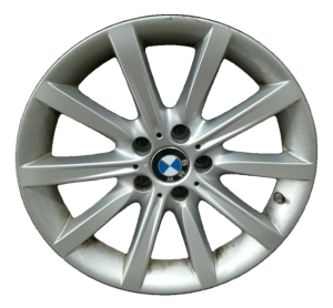 2011-2016 BMW 528i Silver 18x8 10-Spoke Silver Painted Alloy Wheel (Used OEM)