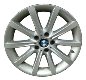 2011-2016 BMW 528i Silver 18x8 10-Spoke Silver Painted Alloy Wheel (Used OEM)