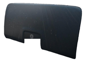 2015-2019 GMC Sierra 2500 HD Black Lower Glove Box Assembly (Used OEM)