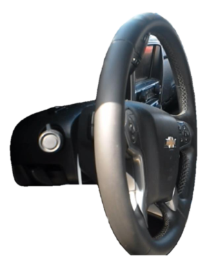 2015-2016 GMC Yukon XL Gray Manual Tilt Steering Column with Cruise and Radio Controls (Used OEM)