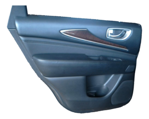 2014-2020 INFINITI QX60 Black Door Interior Trim Panel - Rear, Left (Driver) (Used OEM)