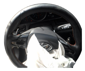 2022-2025 Hyundai Elantra Black Tilt Steering Column with Cruise and Radio Controls (Used OEM)