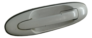 2001-2007 Toyota Sequoia White Exterior Door Handle - Rear, Left (Driver) (Used OEM)