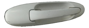 2001-2007 Toyota Sequoia White Exterior Door Handle - Rear, Right (Passenger) (Used OEM)