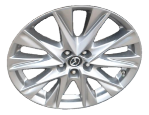 2019-2021 Mazda CX-5 Silver 19x7 10-Spoke Silver Alloy Wheel (Used OEM)
