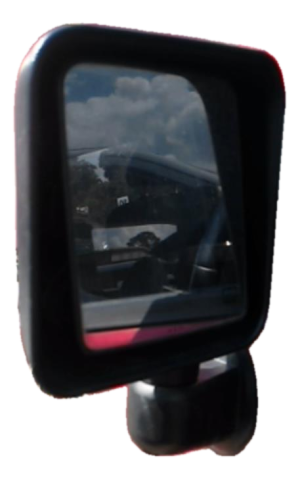 2011-2013 Jeep Wrangler Red Power Door/Side View Mirror - Left (Driver) (Used OEM)
