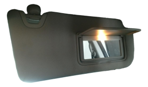 2019-2020 Nissan Altima Tan Sun Visor with Illuminated Vanity Mirror - Right (Passenger) (Used OEM)