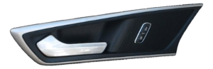 2015-2024 Ford Edge Black Interior Door Handle - Front, Left (Driver) (Used OEM)