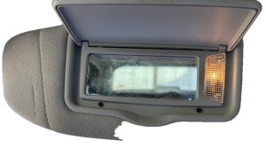 2006-2009 Mercury Milan Black Sun Visor without Garage Door Opener - Left (Driver) (Used OEM)