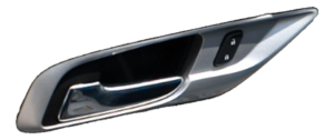 2010-2017 Chevrolet Equinox Gray Interior Door Handle - Front, Left (Driver) (Used OEM)