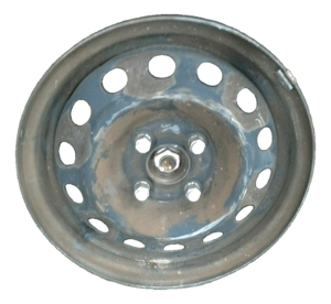 2001-2005 Honda Civic Black 14x5.5 14-Hole Steel Wheel (Used OEM)