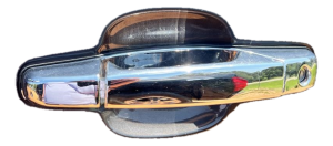 2007-2009 GMC Sierra Brown Chrome Exterior Door Handle - Front, Left (Driver) (Used OEM)