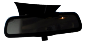 2015-2016 Dodge Dart Manual Dimming Interior Rear View Mirror with Microphone (Used OEM)