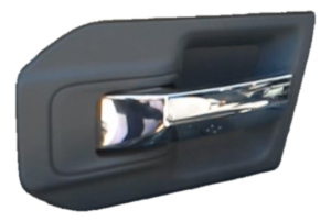 2019-2024 Ram 1500 Classic Gray Interior Door Handle - Front, Left (Driver) (Used OEM)