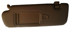 2011-2014 Hyundai Sonata Tan Sun Visor with Illuminated Vanity Mirror - Left (Driver) (Used OEM)