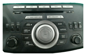 2010 Mazda 3 Radio Receiver with Control Panel (Used OEM)