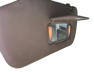 2005-2006 Nissan Altima Gray Illuminated Sun Visor - Left (Driver) (Used OEM)