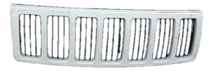 2005-2007 Jeep Grand Cherokee White Painted Grille with Vertical Accent Bars (Used OEM)