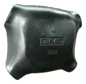 2001-2002 GMC Sierra 2500 Black Steering Wheel Air Bag - Left (Driver) (Used OEM)