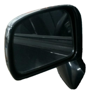 2008-2012 Nissan Versa Black Power Door/Side View Mirror - Left (Driver) (Used OEM)