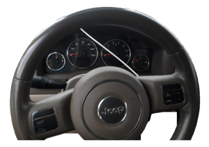 2007-2011 Dodge Nitro Tan Tilt and Telescoping Steering Column (Used OEM)