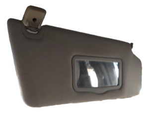 2009-2010 Ford F-150 Gray Sun Visor with Mirror - Right (Passenger) (Used OEM)