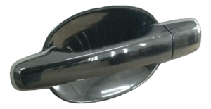 2004-2011 Volvo S40 Black Exterior Door Pull Handle - Rear, Left (Driver) (Used OEM)